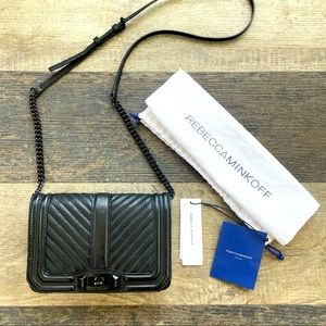 Rebecca Minkoff LOVE Chevron Quilted crossbody bag